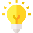 a lightbulb to represent knowledge